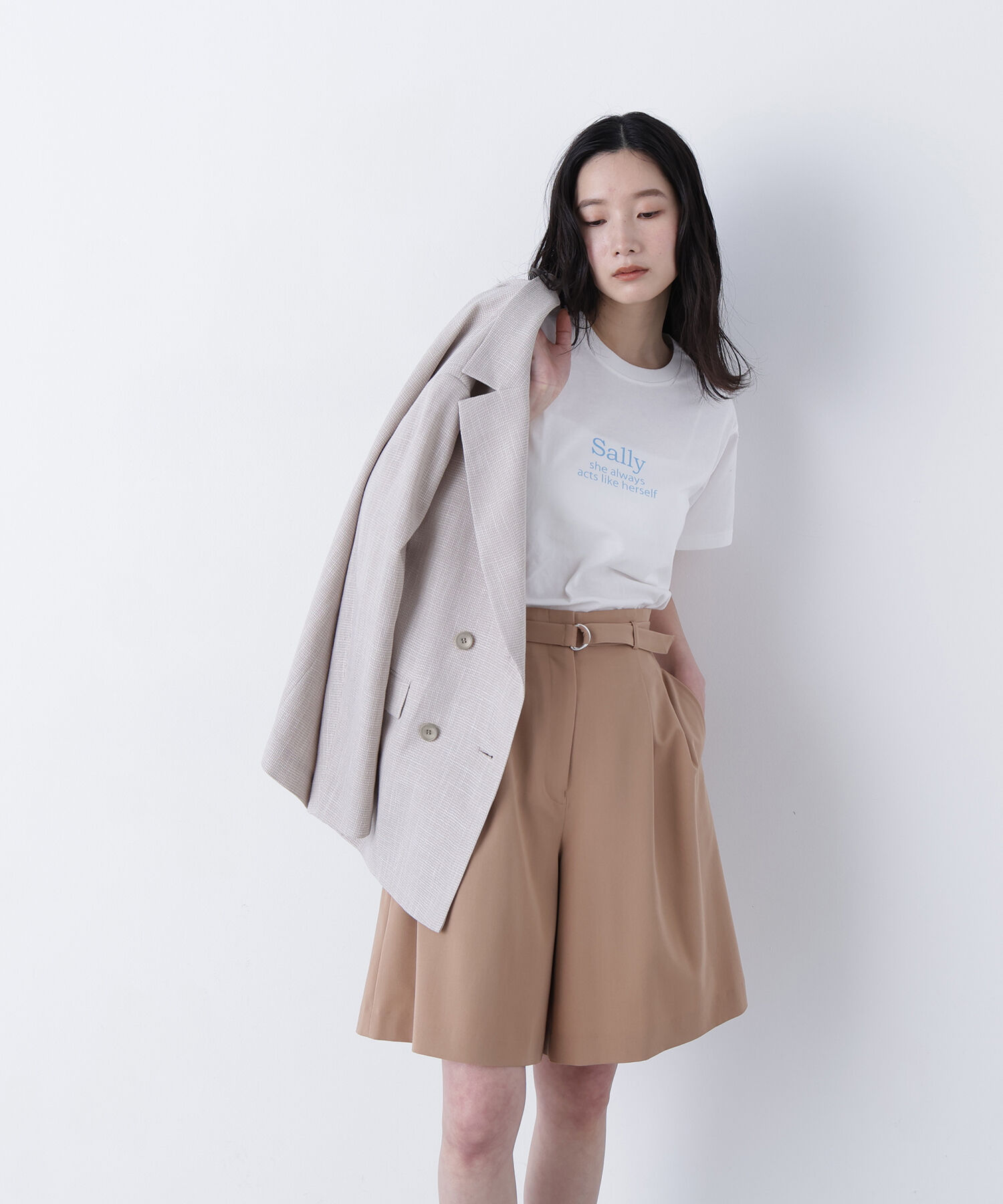  「〈N.〉ロゴプリントTシャツ」|Tシャツ・カットソー|