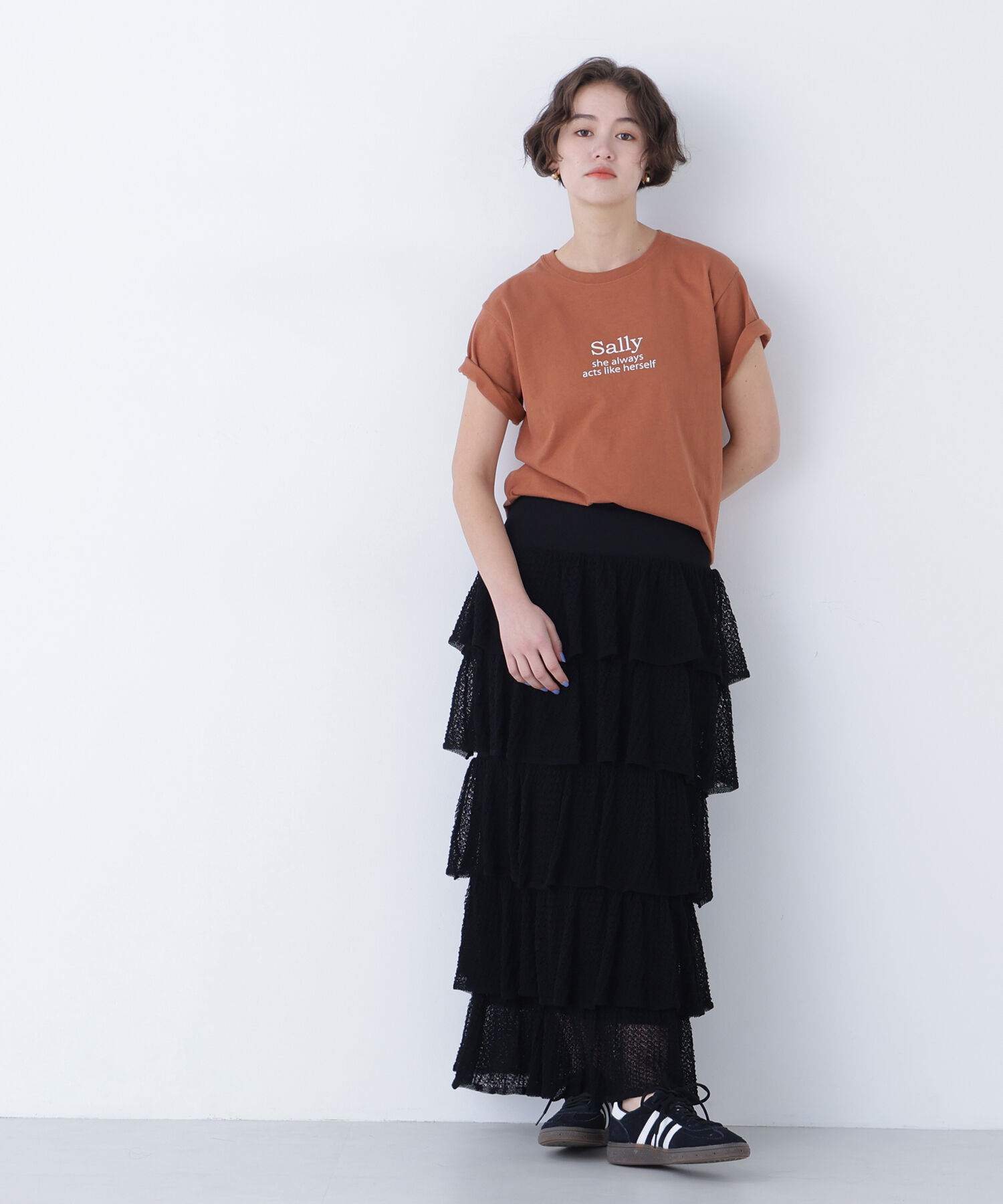  「〈N.〉ロゴプリントTシャツ」|Tシャツ・カットソー|