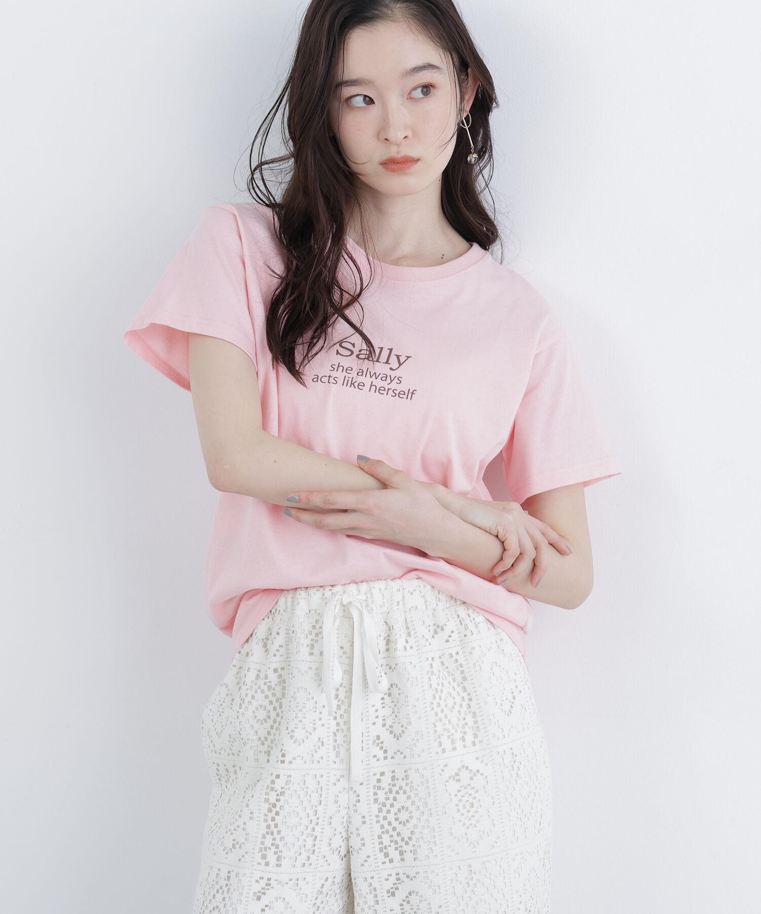  「〈N.〉ロゴプリントTシャツ」|Tシャツ・カットソー|