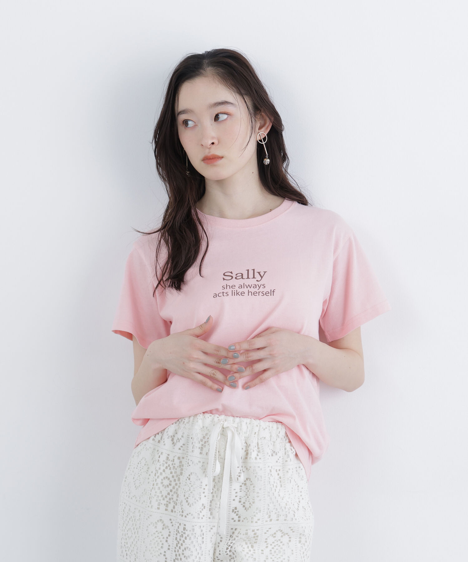  「〈N.〉ロゴプリントTシャツ」|Tシャツ・カットソー|