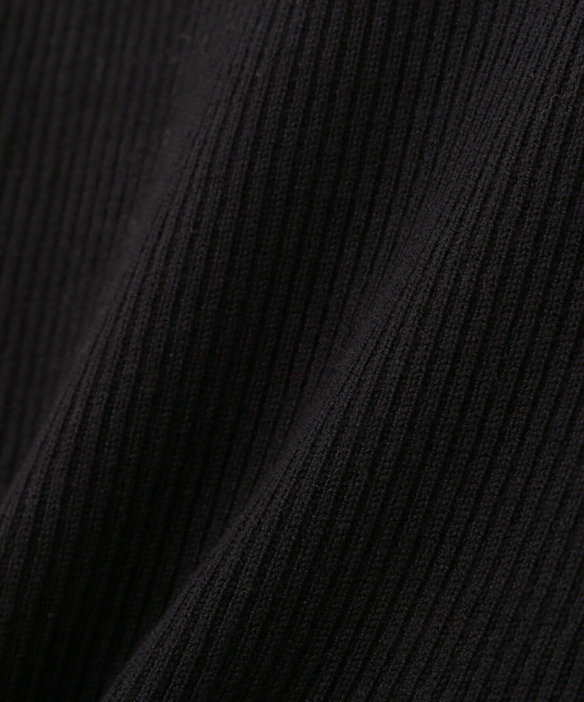  「［洗える］マシンウォッシャブルボトルネックリブニット」|ニット・セーター|