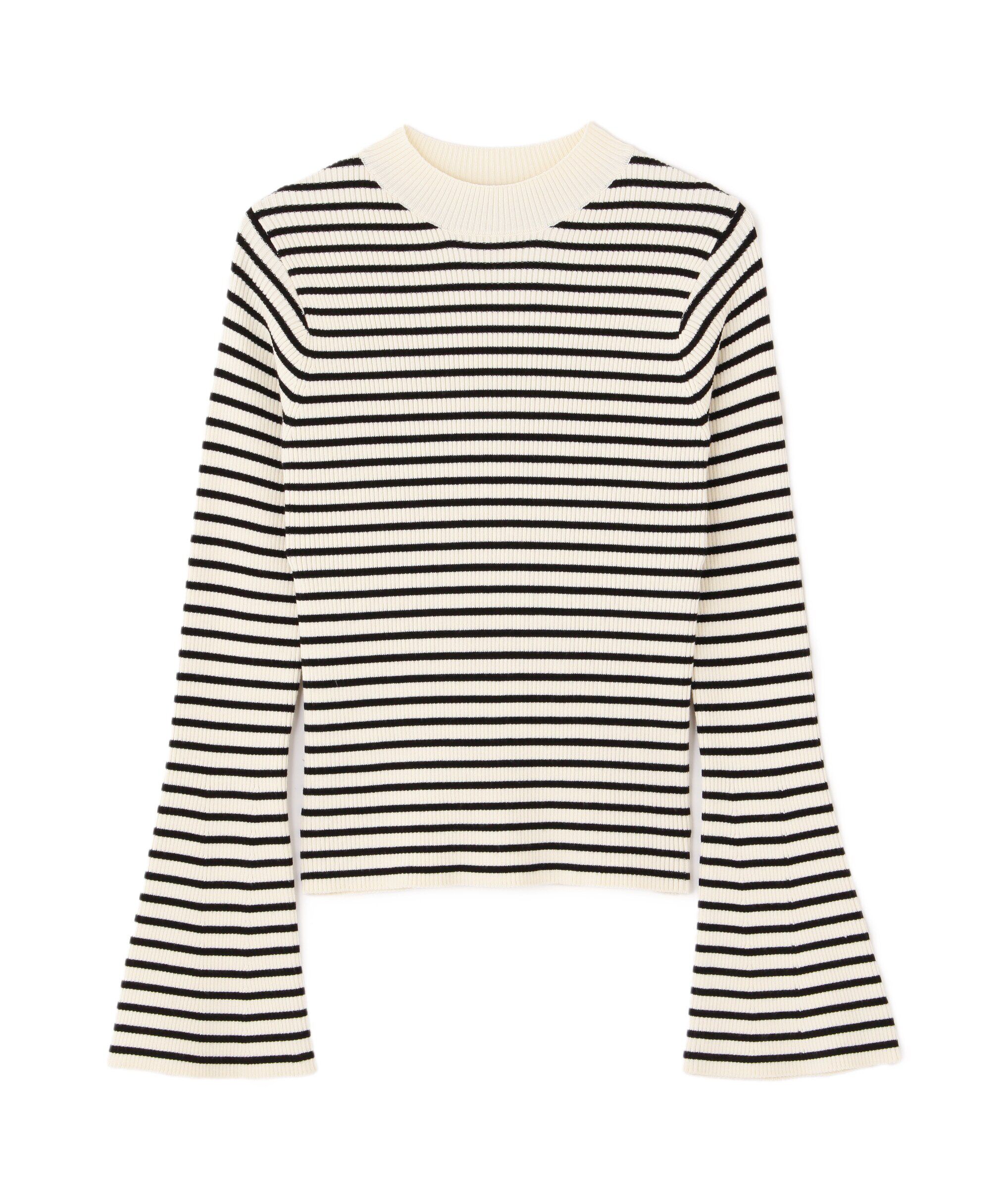  「［洗える］マシンウォッシャブルボトルネックリブニット」|ニット・セーター|