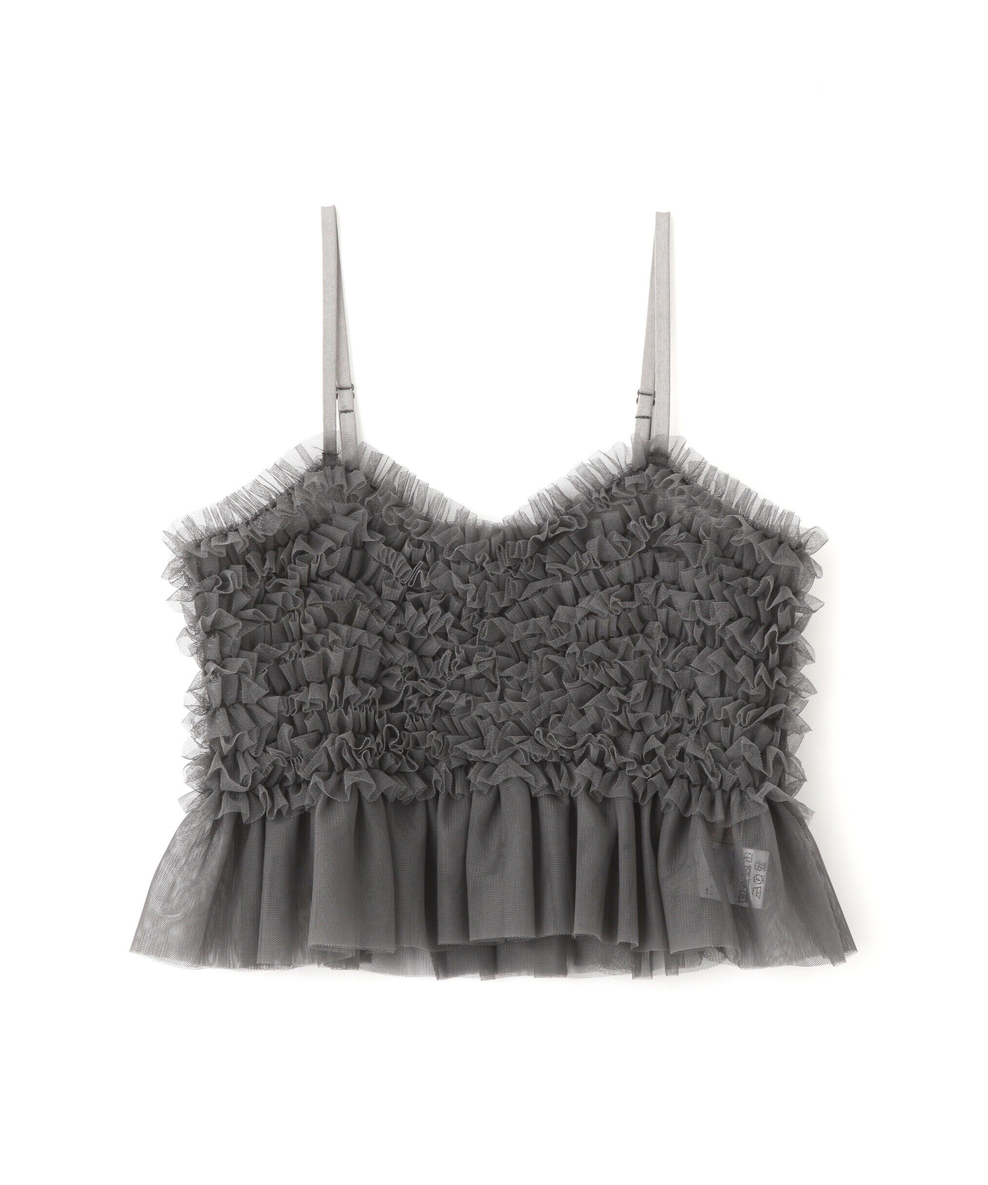  「チュールフリルペプラムビスチェ」|シャツ・ブラウス|