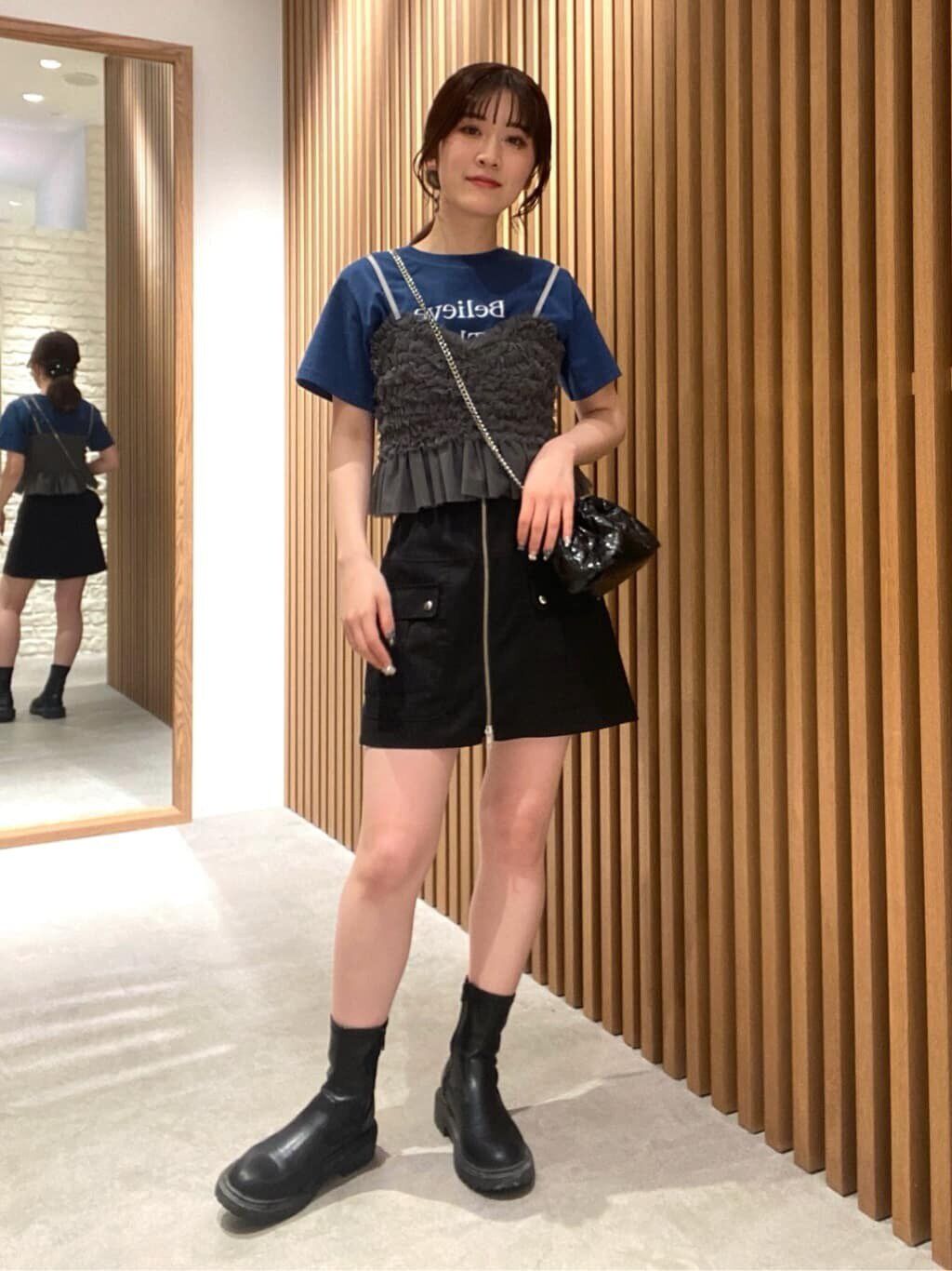  「チュールフリルペプラムビスチェ」|シャツ・ブラウス|