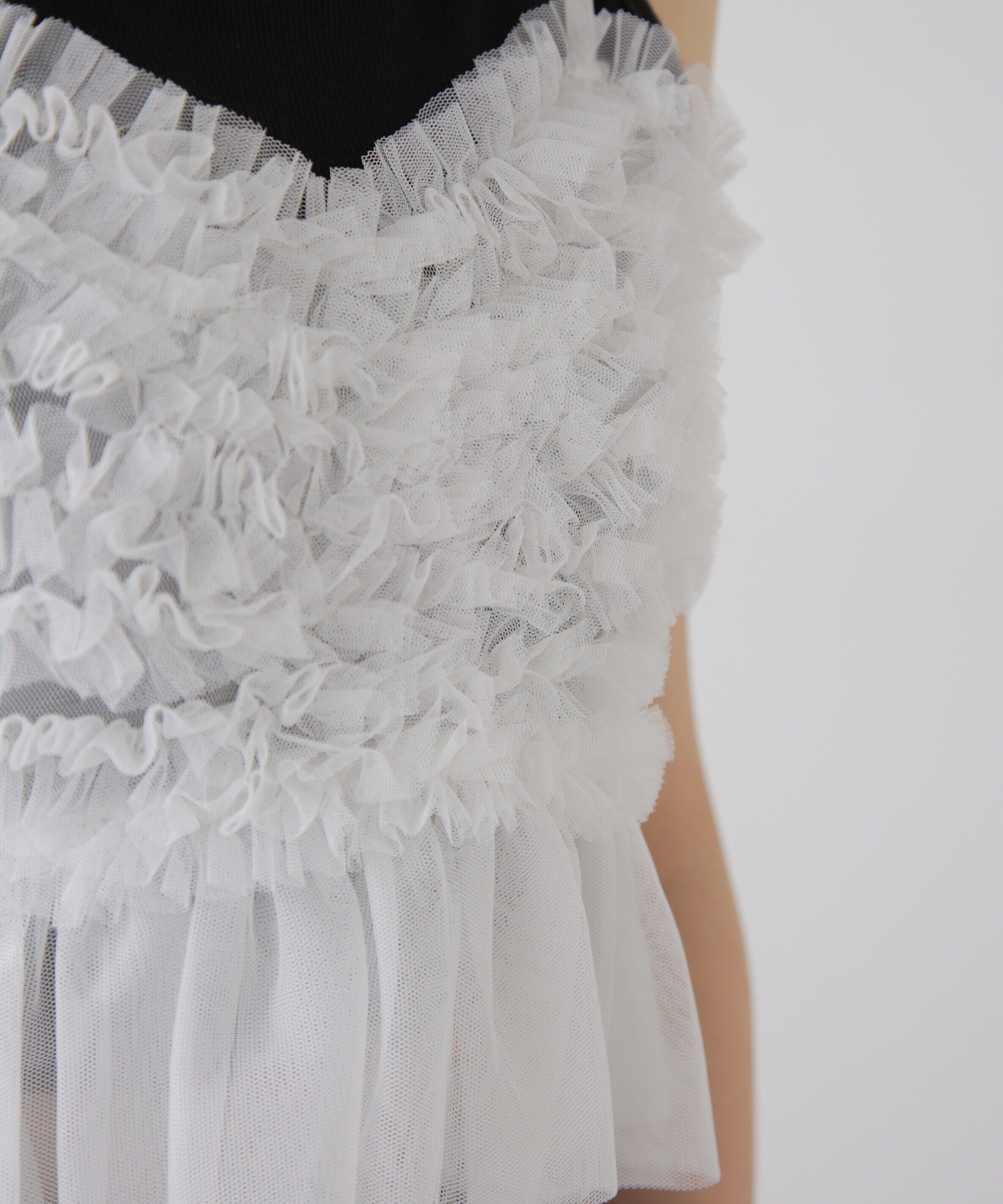  「チュールフリルペプラムビスチェ」|シャツ・ブラウス|