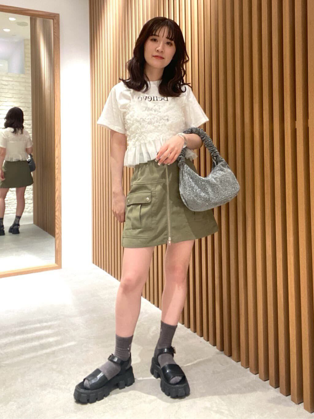  「チュールフリルペプラムビスチェ」|シャツ・ブラウス|