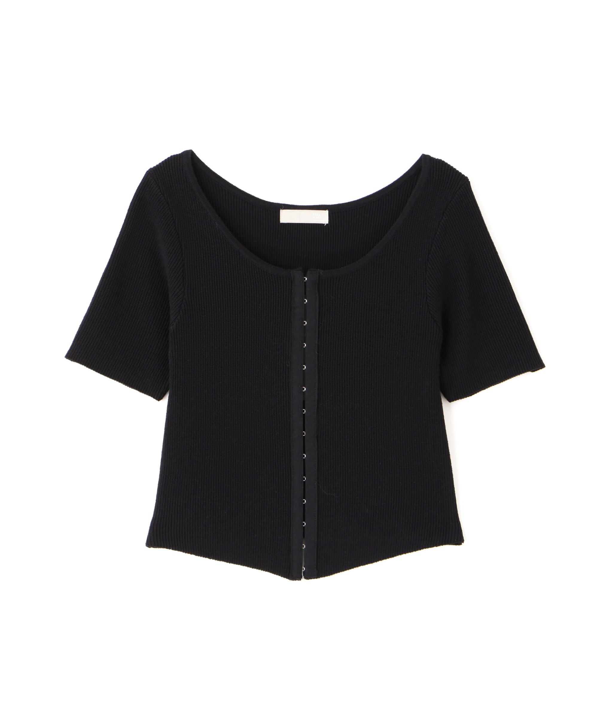  「フロントホックリブニット」|ニット・セーター|