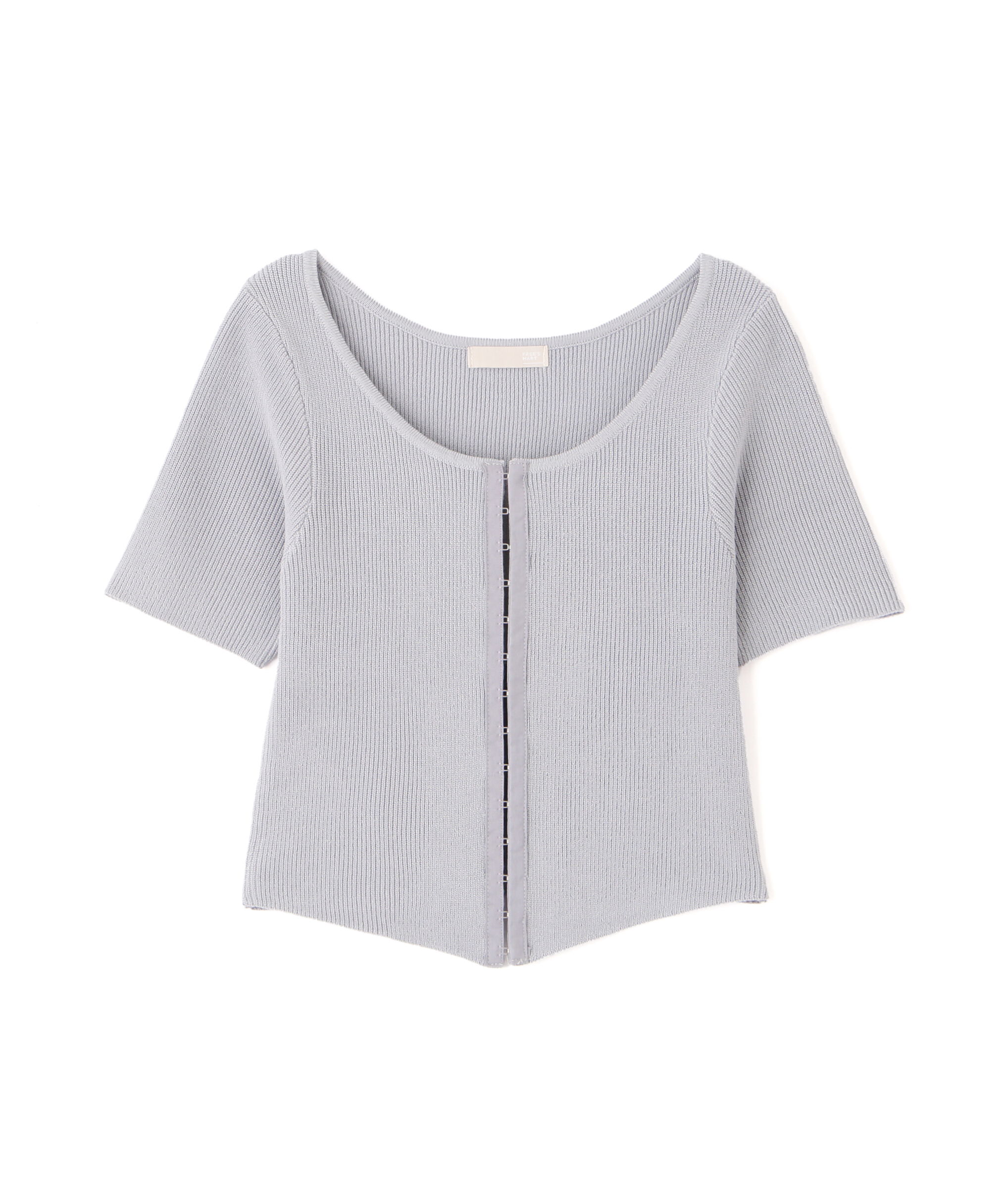  「フロントホックリブニット」|ニット・セーター|