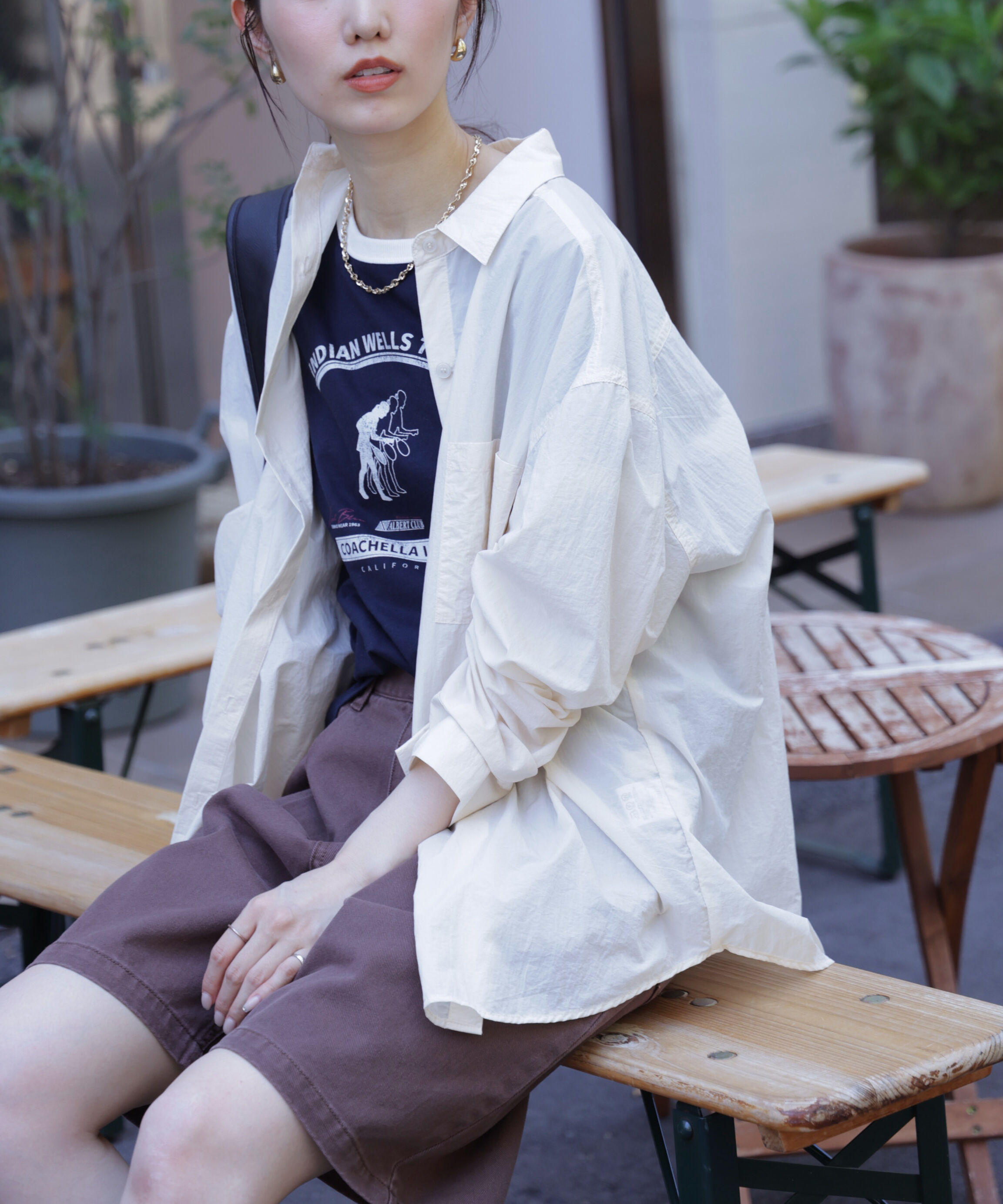  「ナイロンベーシックシャツ」|シャツ・ブラウス|