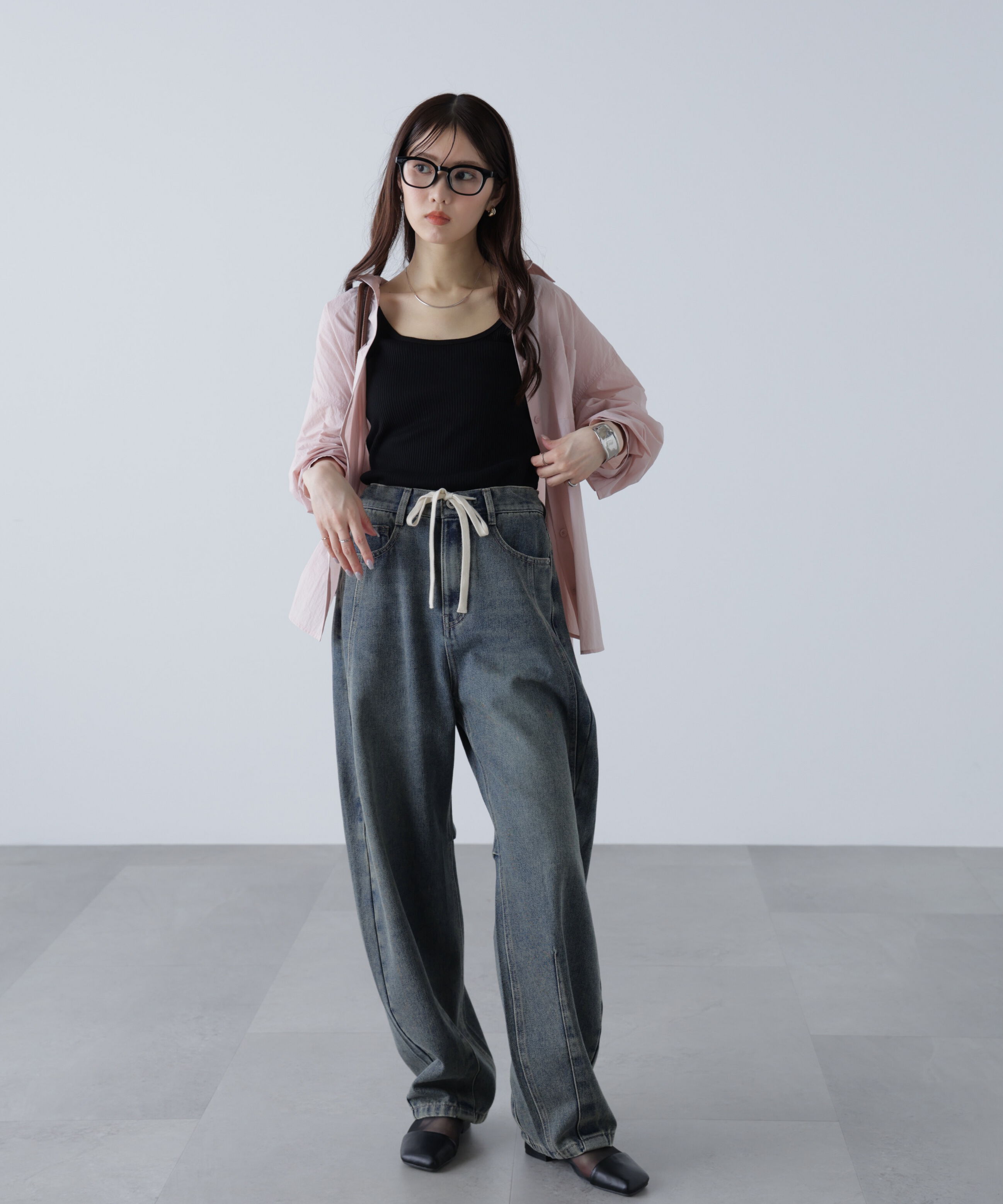  「ナイロンベーシックシャツ」|シャツ・ブラウス|