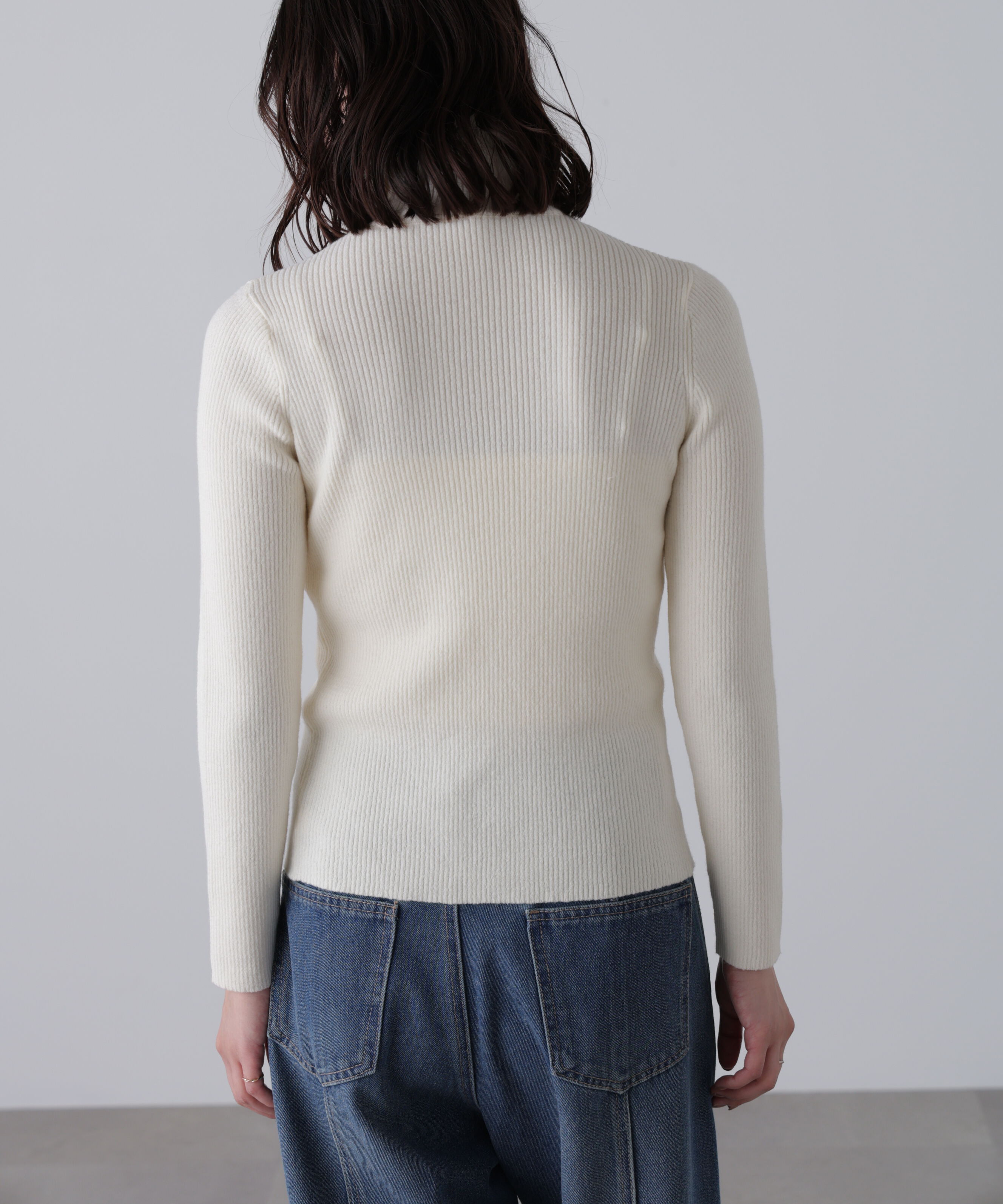  「タートルネックリブニット」|ニット・セーター|