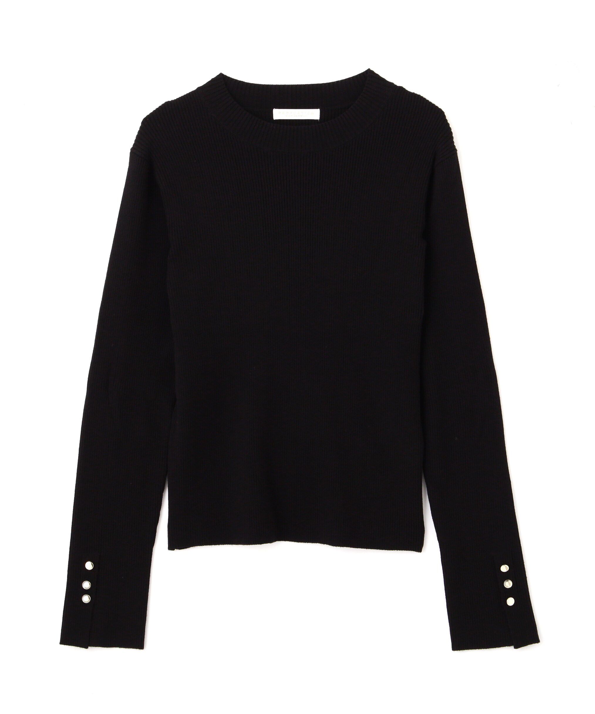 PROPORTION BODY DRESSING「釦付きボトルネックリブニット」|ニット・セーター|