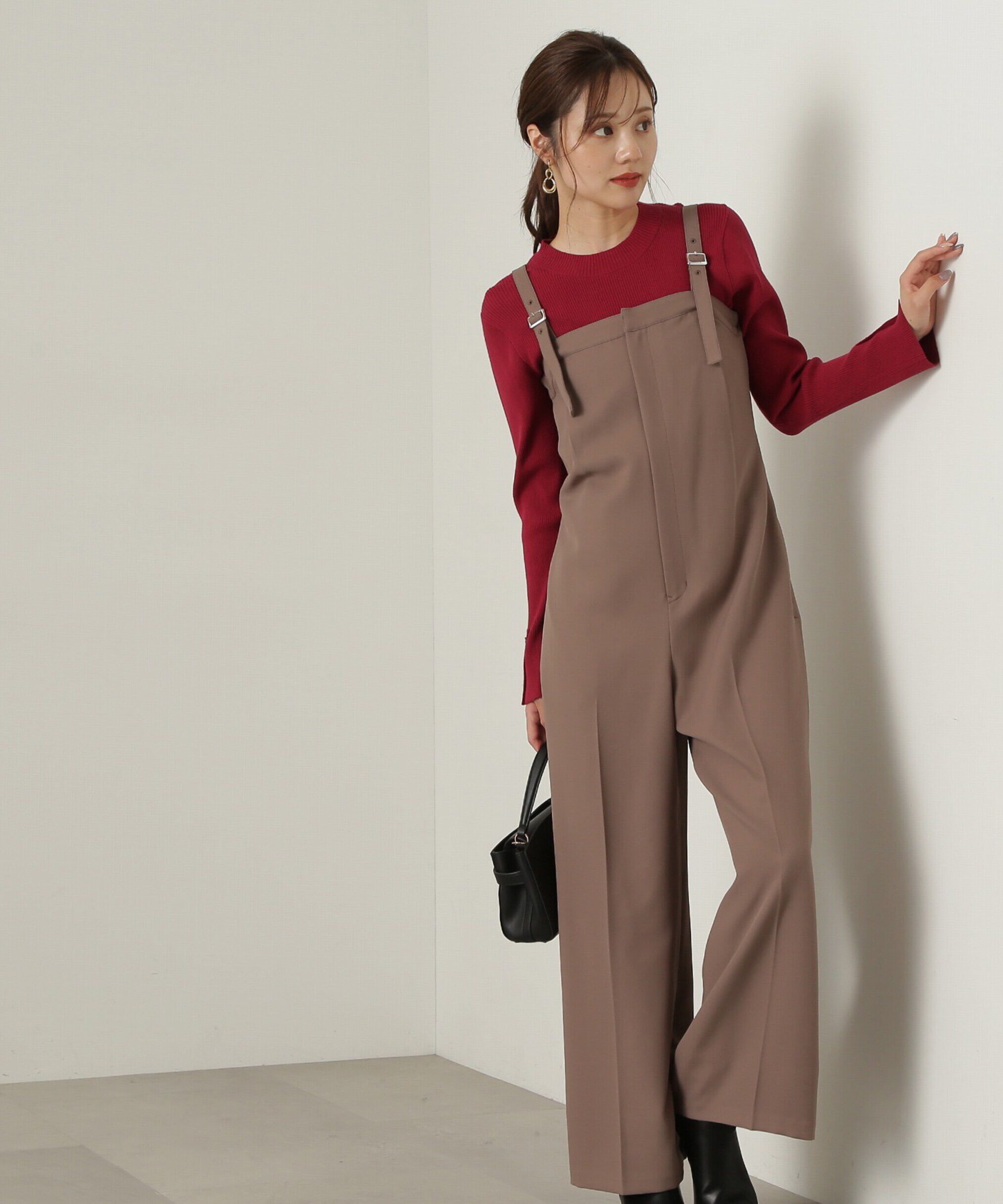 PROPORTION BODY DRESSING「釦付きボトルネックリブニット」|ニット・セーター|