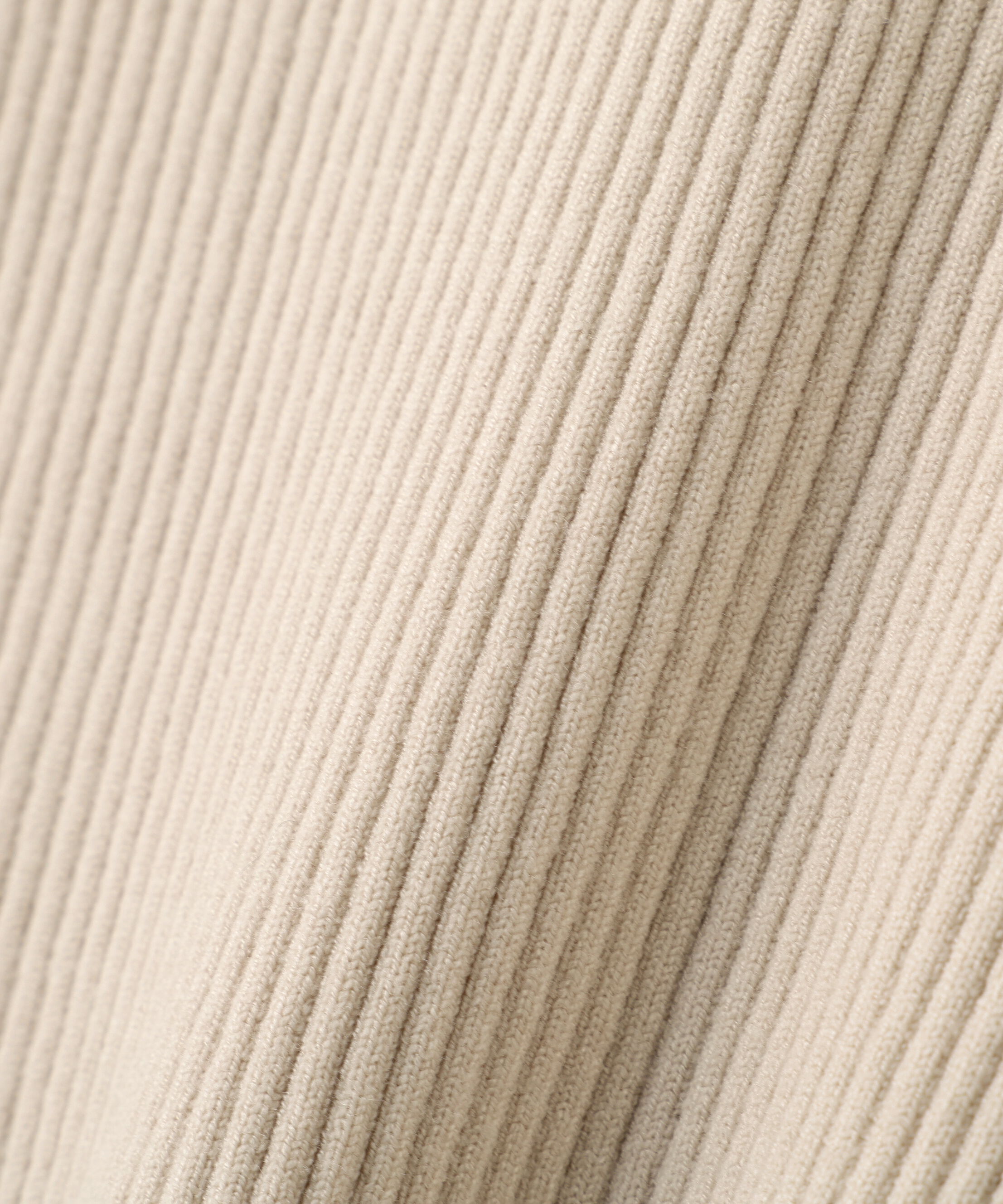 PROPORTION BODY DRESSING「オープンカラーリブニット」|ニット・セーター|