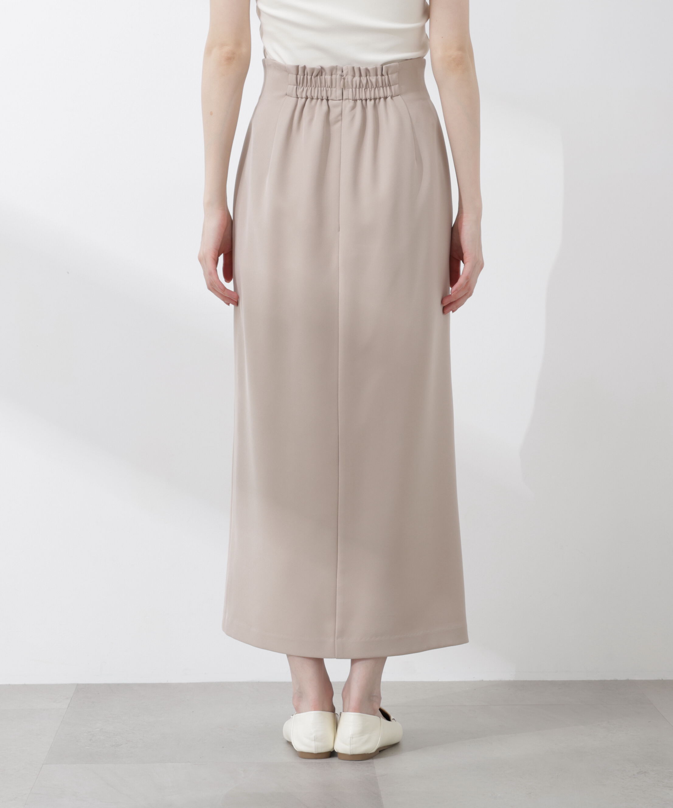 PROPORTION BODY DRESSING「＜今村朱里さんコラボ＞アシメタックナロースカート 26SS」|スカート|