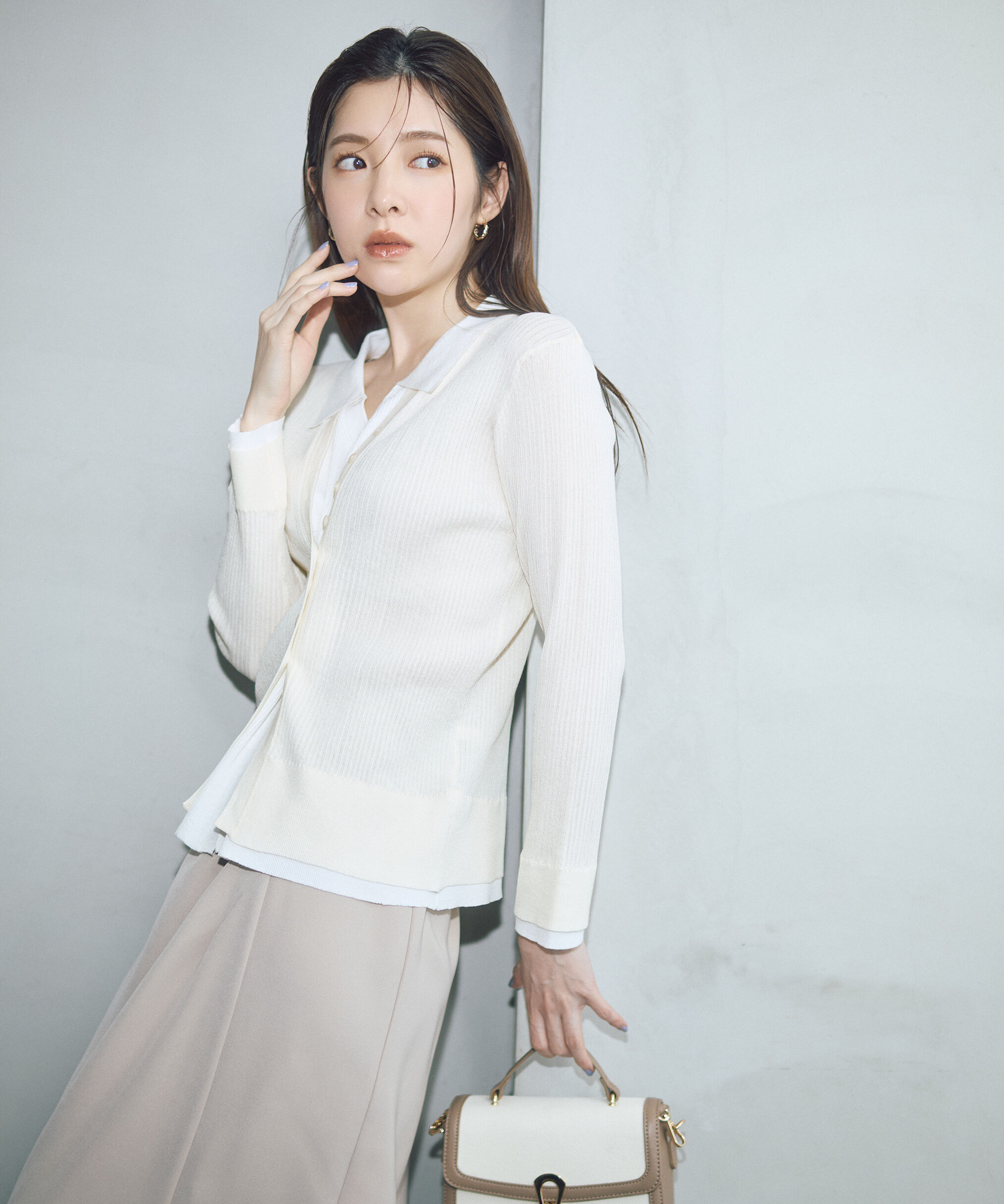 PROPORTION BODY DRESSING「＜今村朱里さんコラボ＞アシメタックナロースカート 26SS」|スカート|