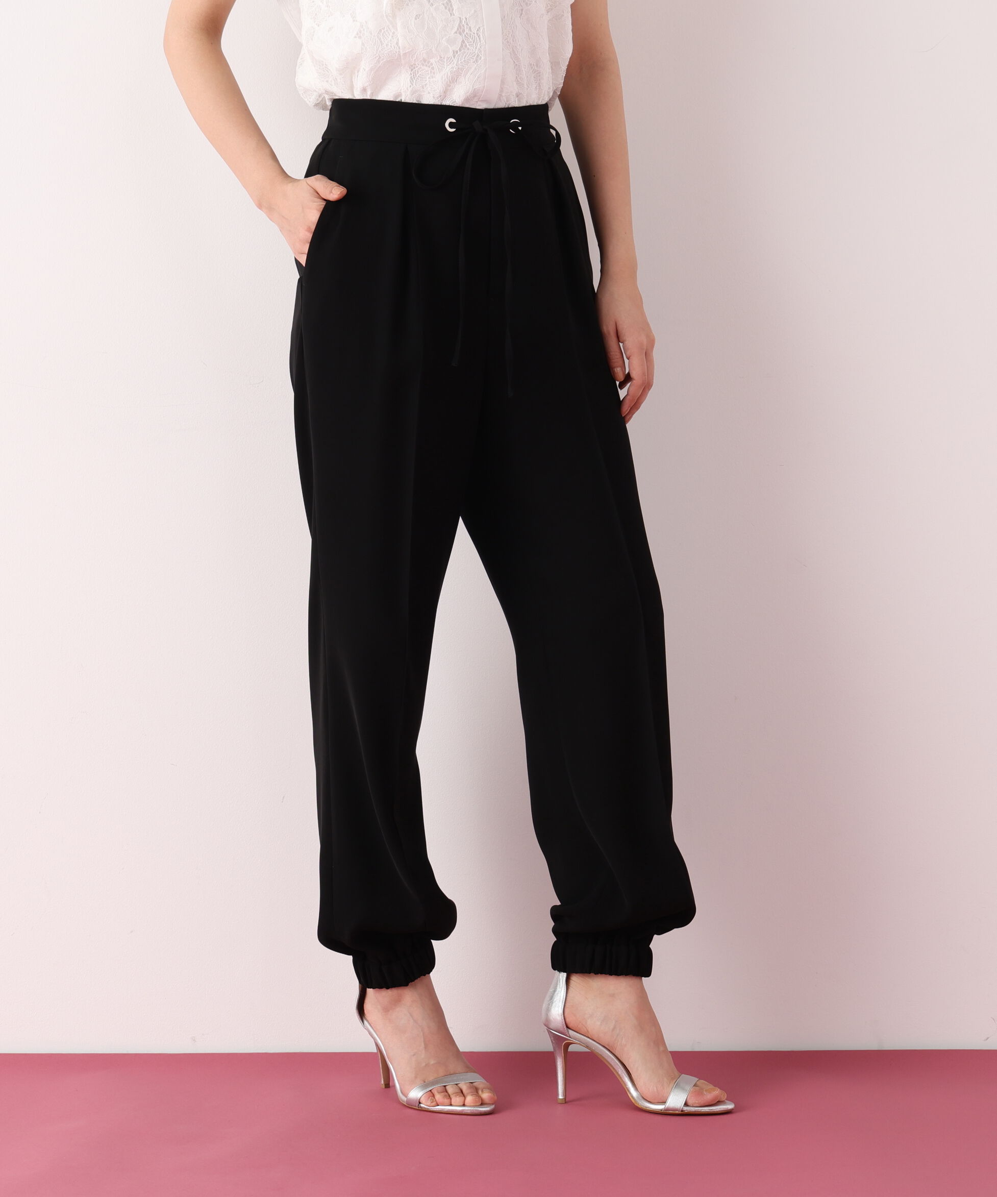  「センターシームジョガーパンツ」|その他|ブラック