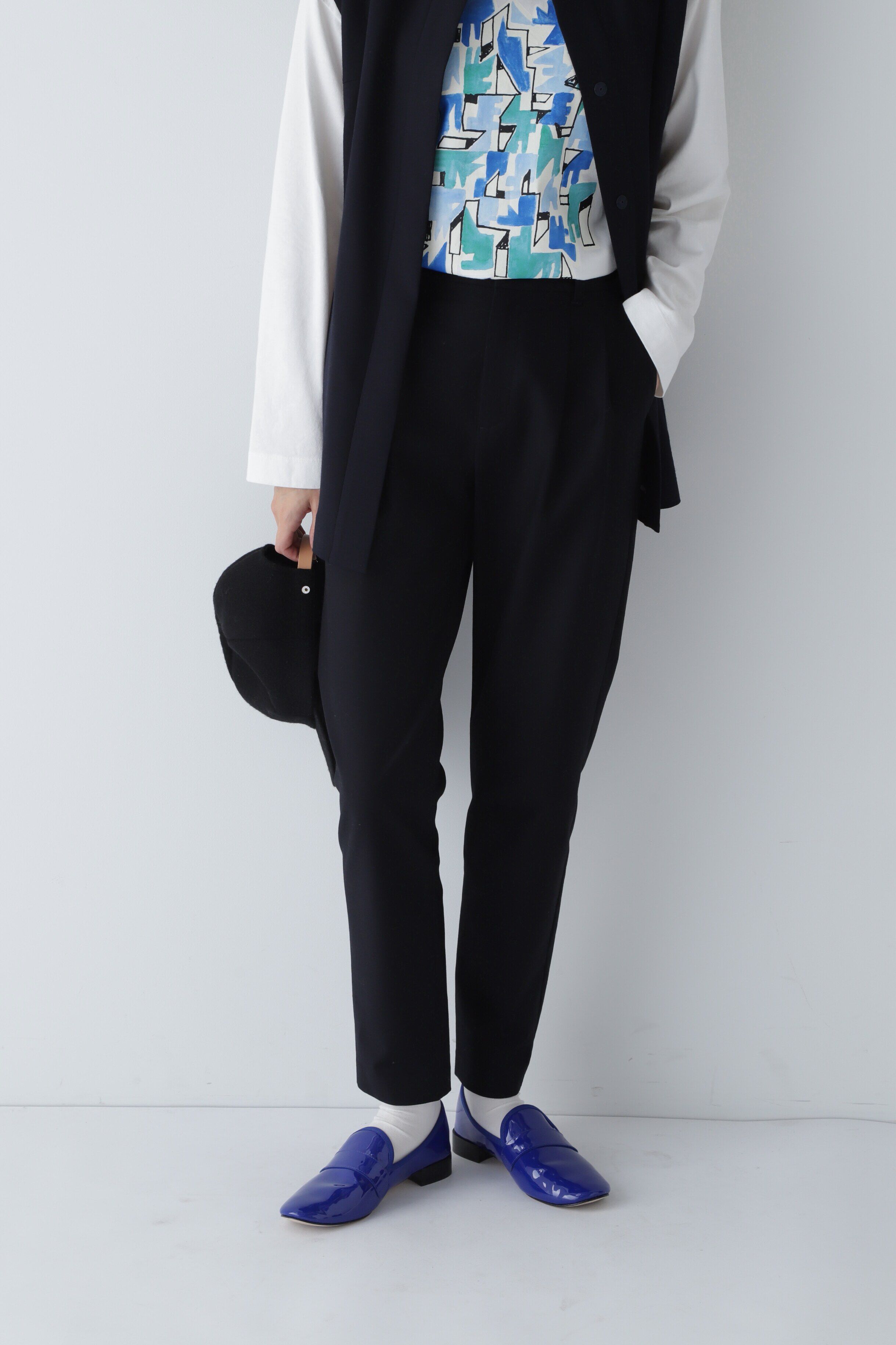  「◆２ＷＡＹスリムテーパードパンツ」|その他|ネイビー