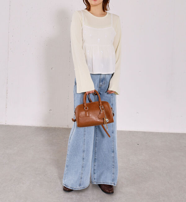 archives「ビーズ刺繍ペプラムビスチェ&times;リブニットプルオーバーＳＥＴ」|カーディガン|