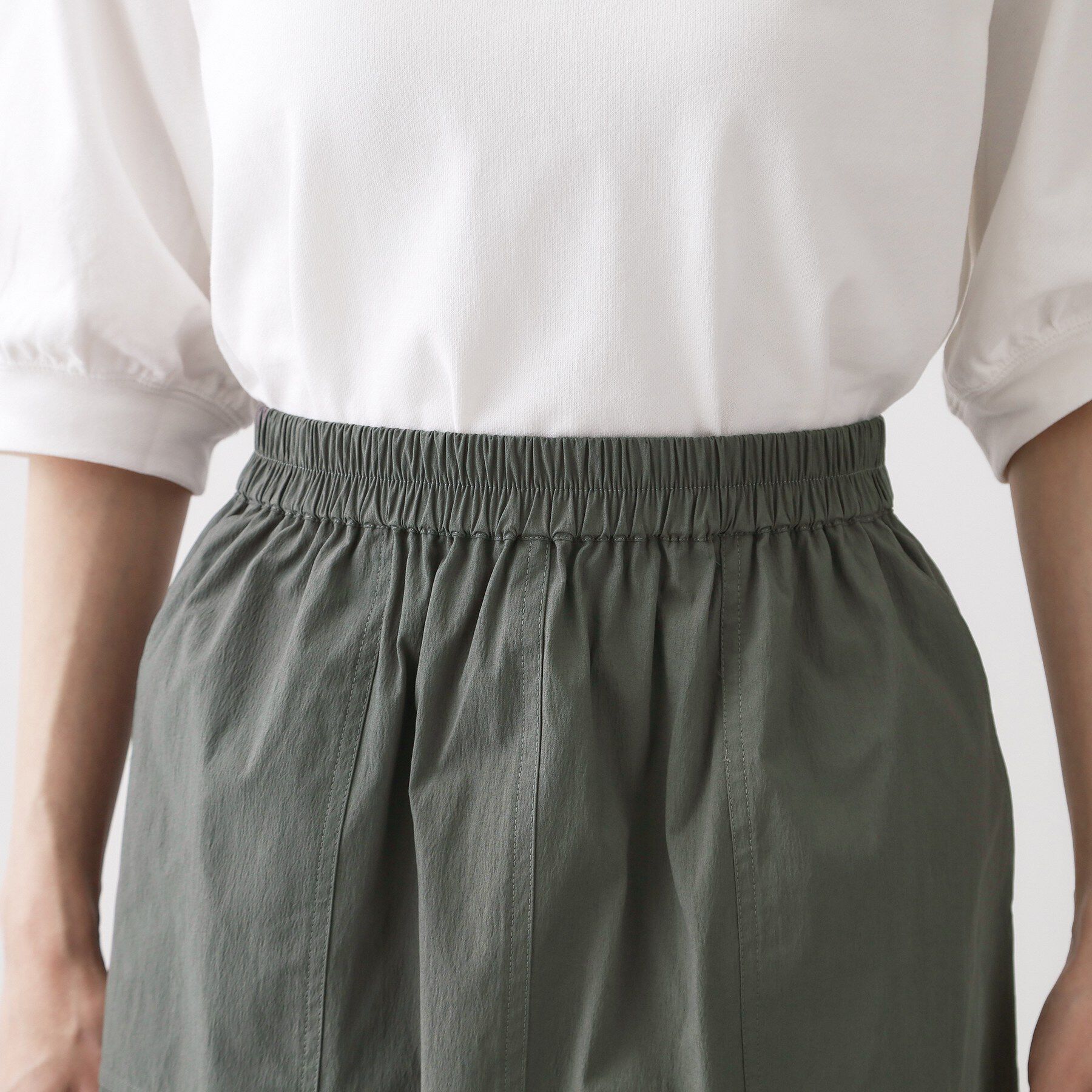 Dessin「【洗える】ストレッチベイカースカート」|スカート|