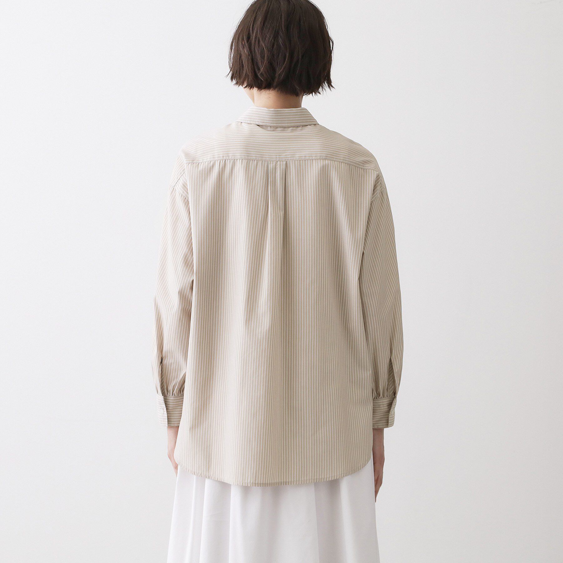 Dessin「【洗える】高密度ベーシックシャツ」|シャツ・ブラウス|