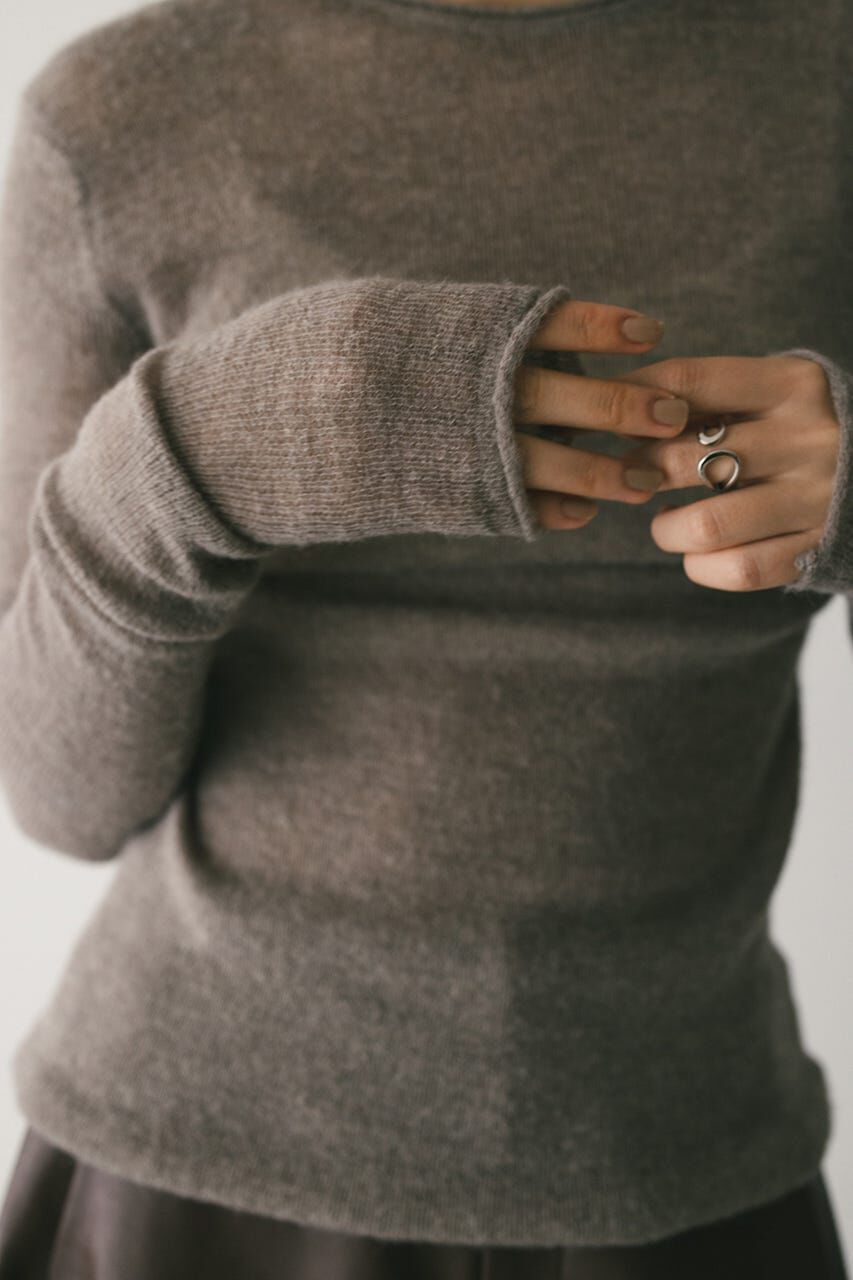 STYLEMIXER「ロングスリーブソフトニット」|ニット・セーター|