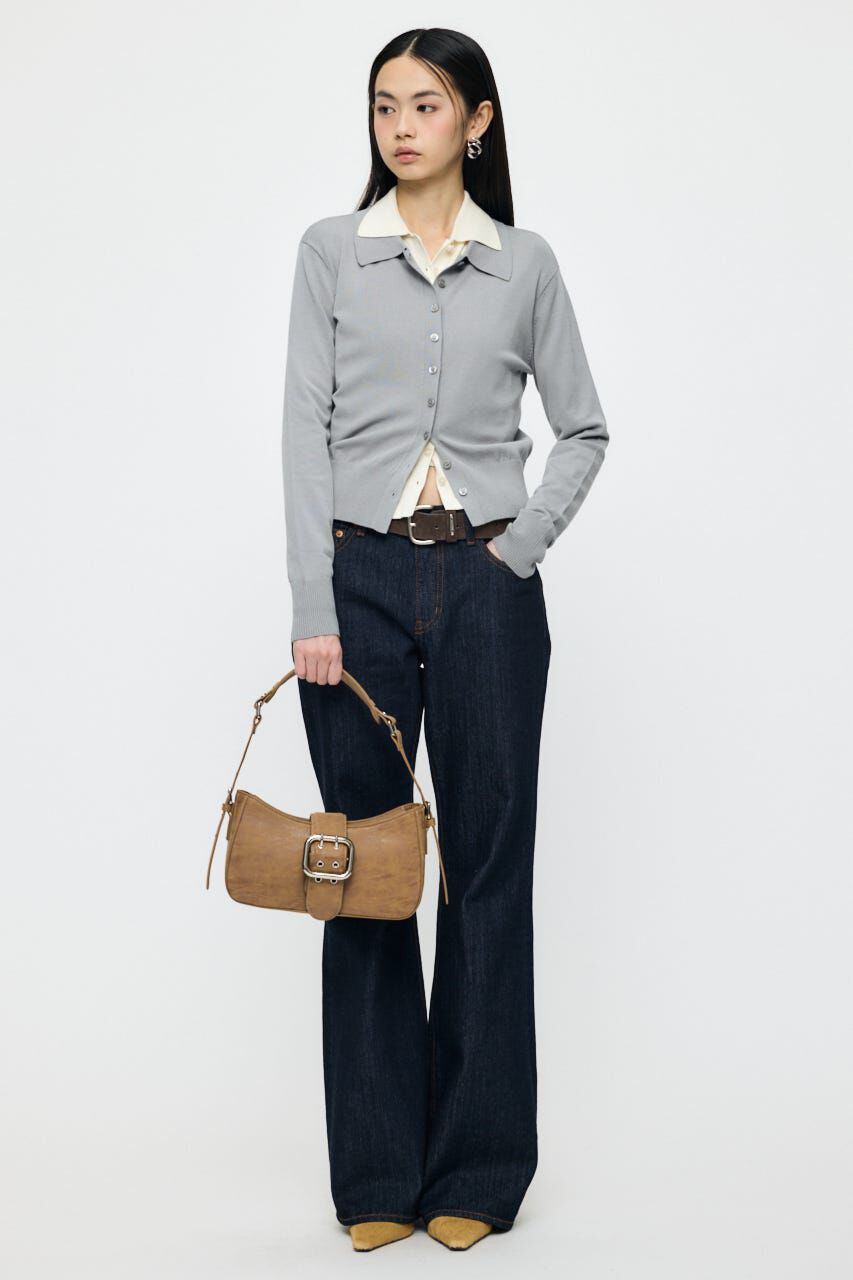 MOUSSY「HIGH GAUGE KNIT シャツ」|シャツ・ブラウス|