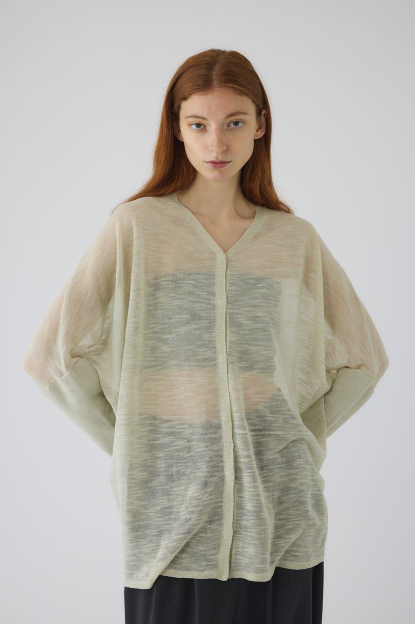 RIM.ARK 「Dry touch summer knit C/D」|カーディガン|