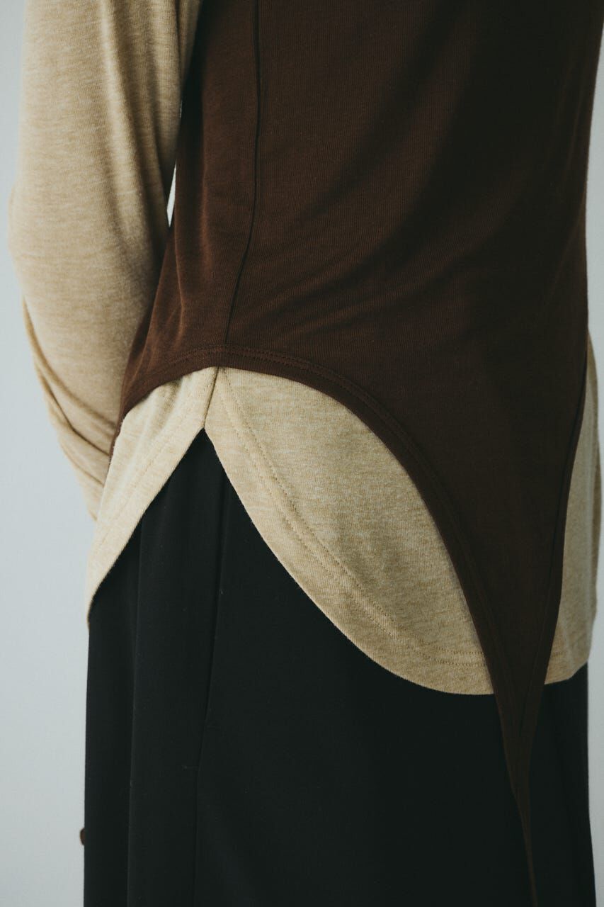 HeRIN.CYE「Sheer layreard cut tops」|Tシャツ・カットソー|