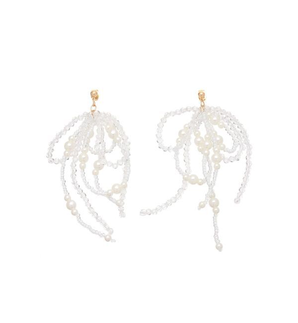 RESEXXY「ボリュームクリアビーズピアス」|ピアス|