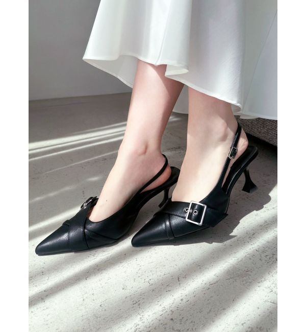 RESEXXY「ランダムベルトパンプス」|パンプス|ブラック