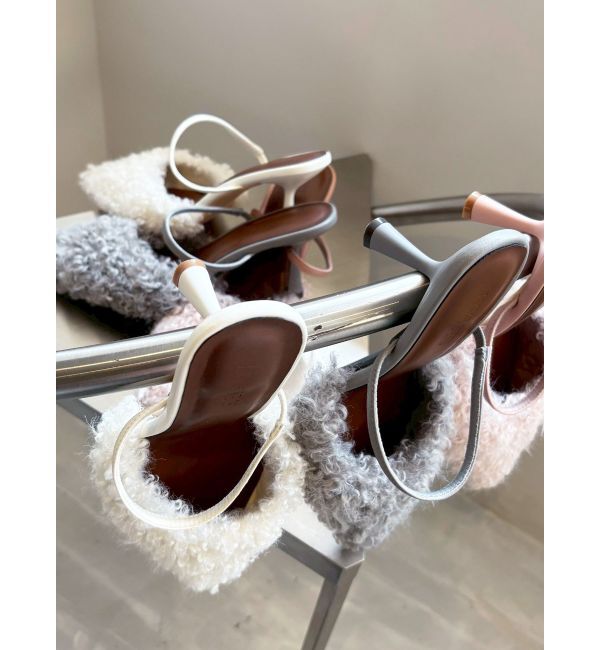 RESEXXY「フェイクカールファーポインテッドトゥパンプス」|パンプス|