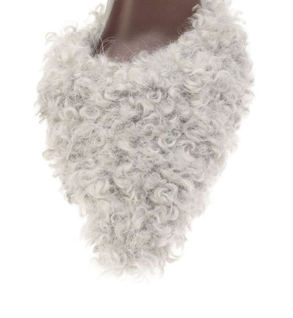 RESEXXY「フェイクカールファーポインテッドトゥパンプス」|パンプス|