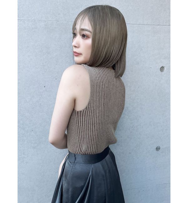 MURUA「バイカラーリブニットタンク」|ニット・セーター|