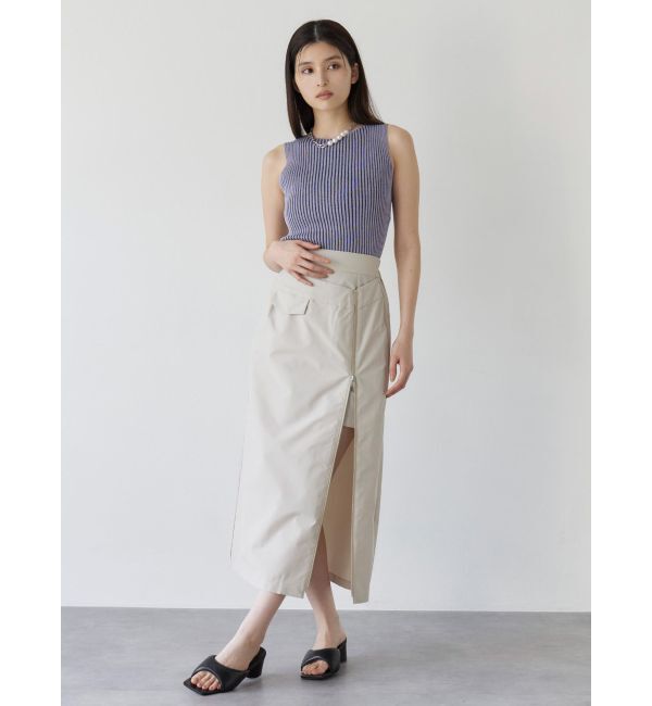 MURUA「バイカラーリブニットタンク」|ニット・セーター|