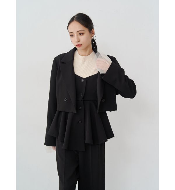 MURUA「チュールカフスリブニット」|ニット・セーター|