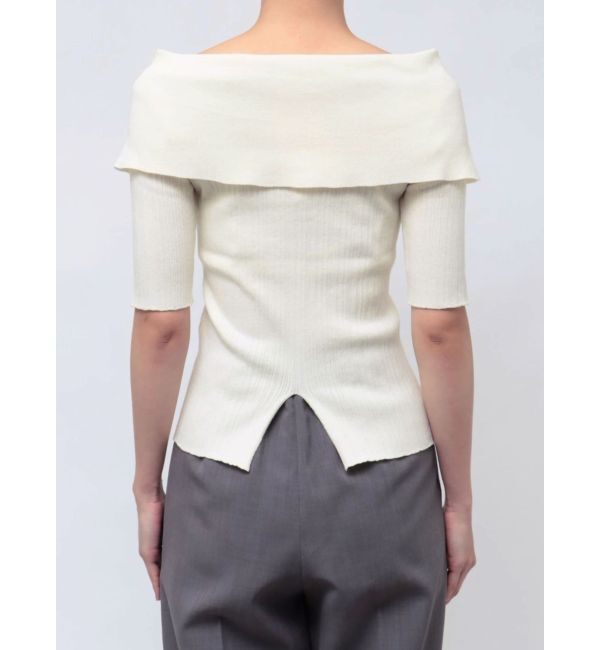 LAGUNAMOON「【POLO BCSコラボ】アシメカラーネックリブニットプルオーバー」|ニット・セーター|