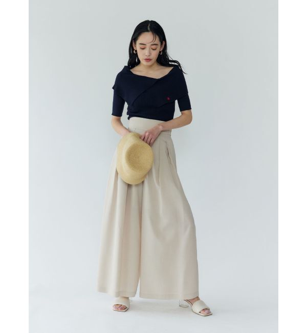 LAGUNAMOON「【POLO BCSコラボ】アシメカラーネックリブニットプルオーバー」|ニット・セーター|