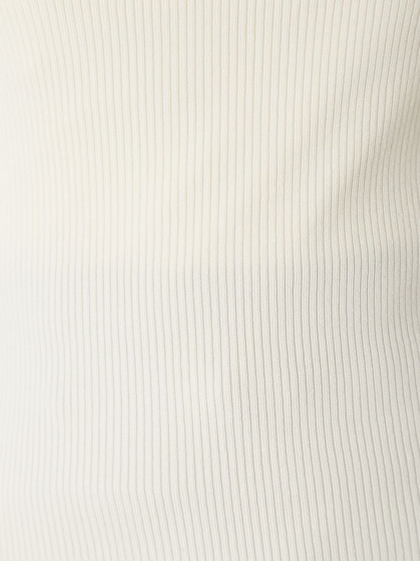 FRAY I.D「シルクブレンド前後2way半袖リブニット／ウォッシャブル」|ニット・セーター|