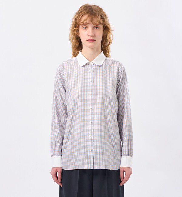 MACKINTOSH PHILOSOPHY「ラウンドカラーベーシックシャツ」|シャツ・ブラウス|