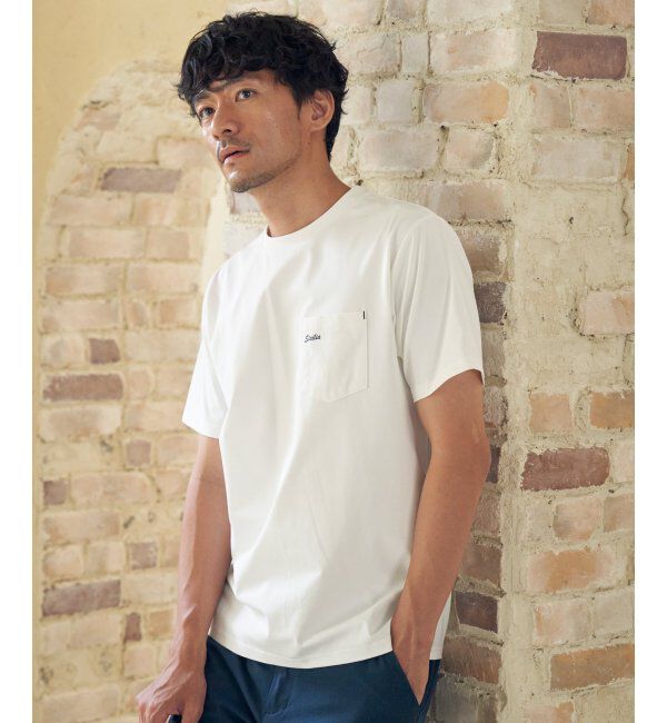 ikka「【接触冷感】速乾COOLポケットプリントTシャツ」|Tシャツ・カットソー|