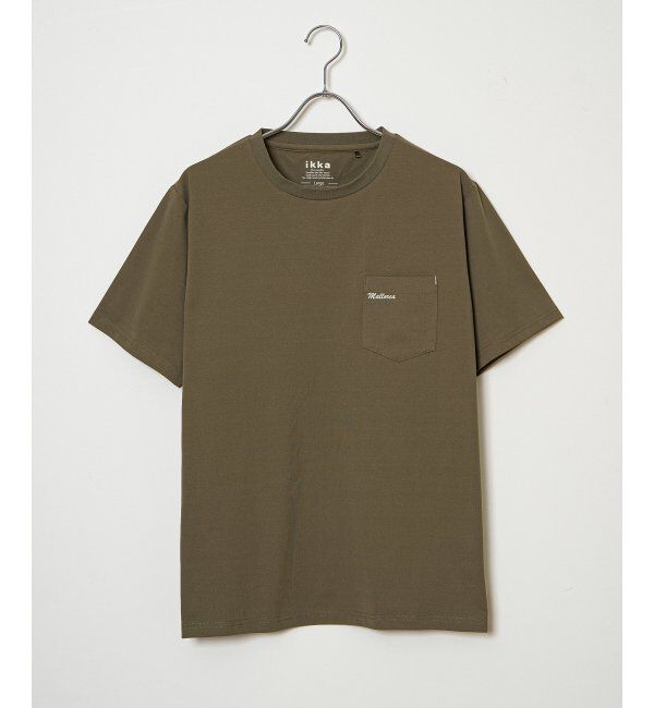 ikka「【接触冷感】速乾COOLポケットプリントTシャツ」|Tシャツ・カットソー|