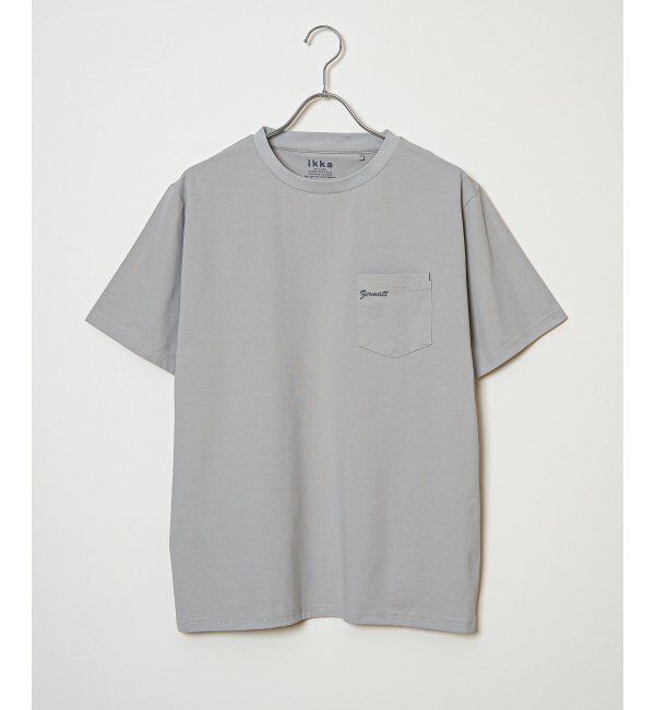 ikka「【接触冷感】速乾COOLポケットプリントTシャツ」|Tシャツ・カットソー|