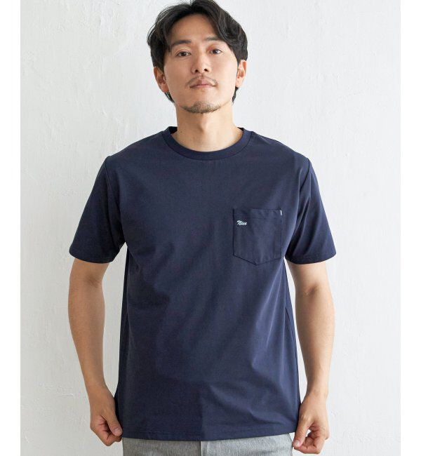 ikka「【接触冷感】速乾COOLポケットプリントTシャツ」|Tシャツ・カットソー|