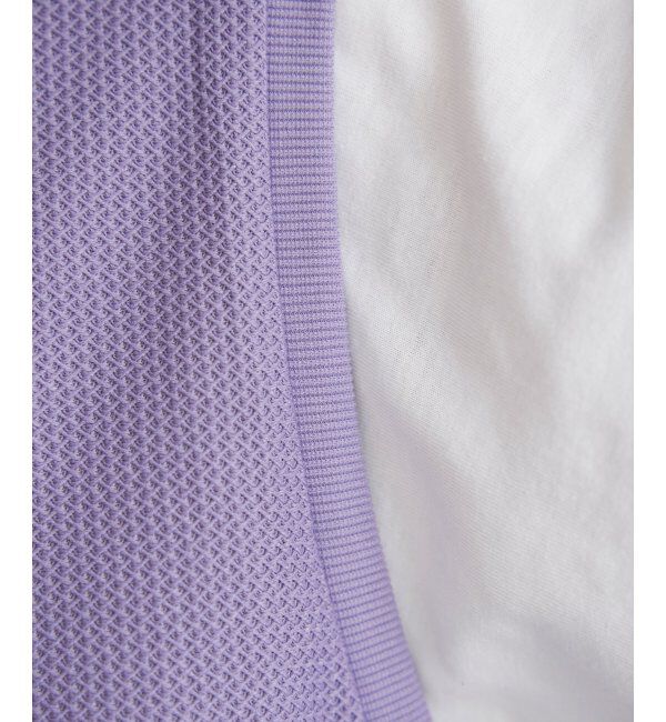 ikka「【接触冷感／吸水速乾】ヘリンボンキーネックフェイクベストTシャツ【親子おそろい】」|Tシャツ・カットソー|