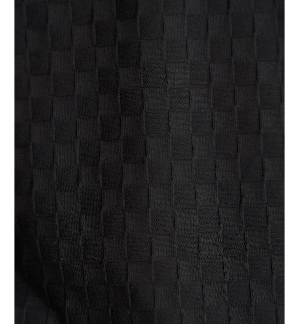 IKKA LOUNGE「リンクスジャカード市松ポロシャツ」|Tシャツ・カットソー|