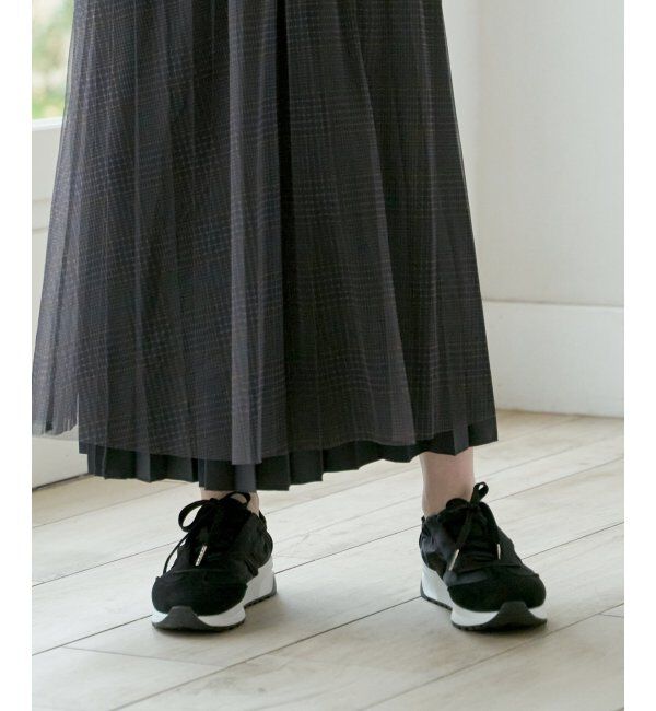 ikka「サテンスーエドコンビスニーカー」|その他|