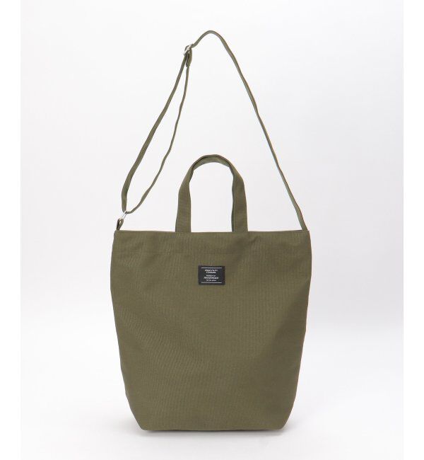ikka「ポリキャン2WAYショルダートートバッグ」|その他|オリーブ