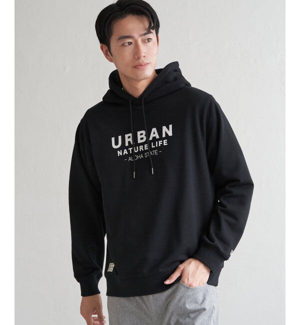 ikka「URBAN NATURE LIFE アーバンネイチャーライフ スウェットプルパーカ」|パーカー|