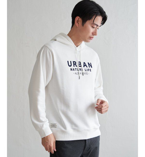 ikka「URBAN NATURE LIFE アーバンネイチャーライフ スウェットプルパーカ」|パーカー|